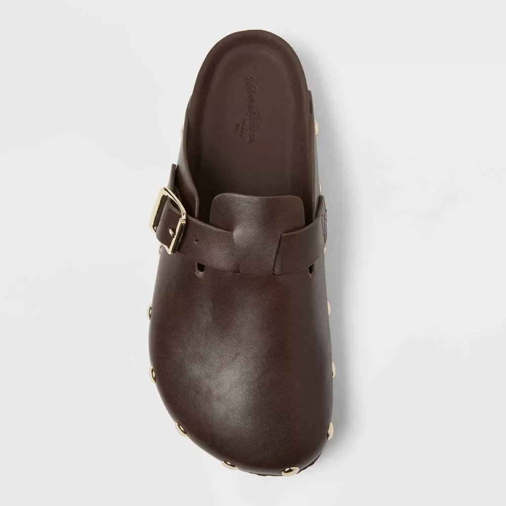 Women's Lee Clog Mule Flat - Universal Thread Brown 8 - Picture 3 of 8